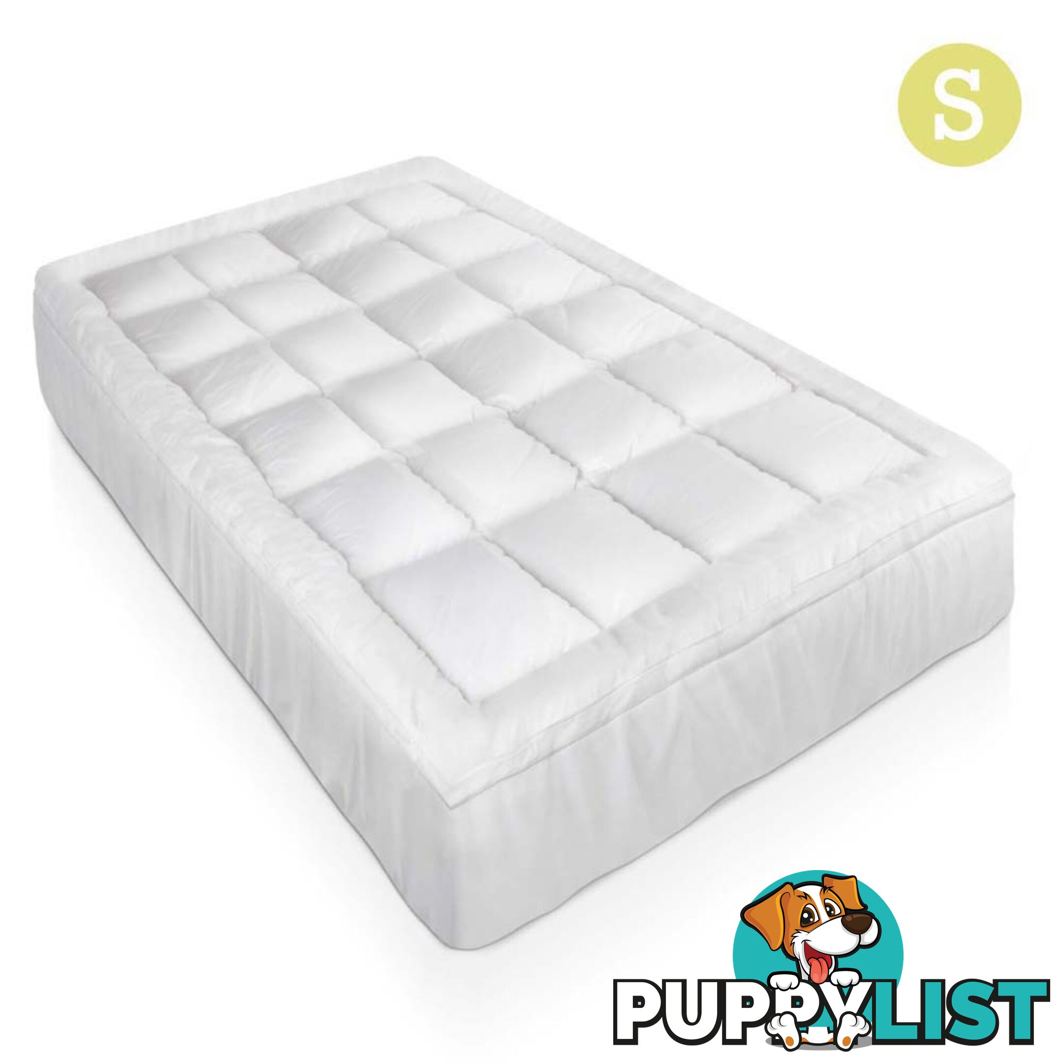 Bamboo Pillowtop Mattress Topper 5cm - Single