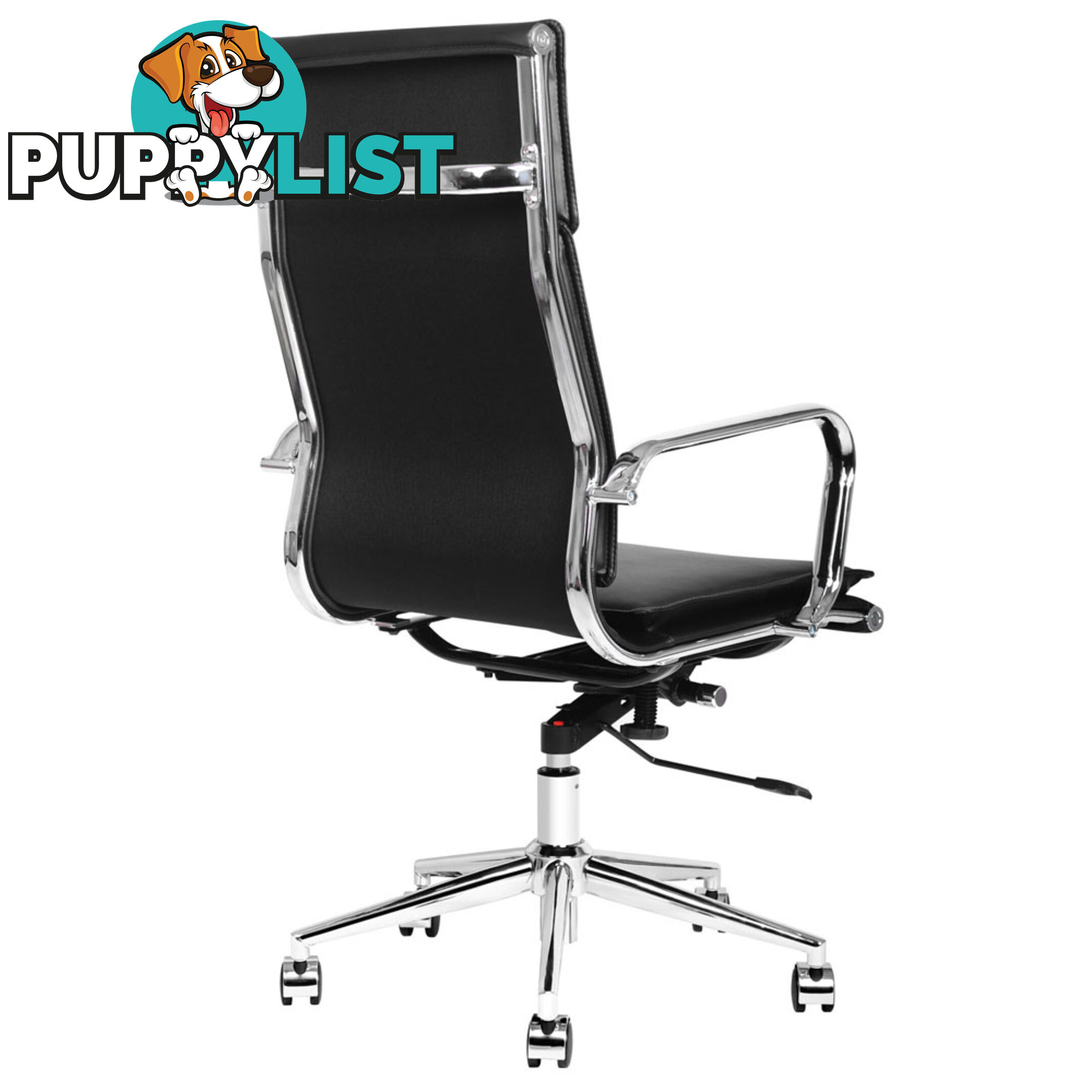 Executive PU Leather Office Computer Chair Black