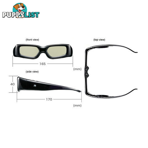 3D Active Glasses (Universal) for All Competitive 3D TV with IR Technology