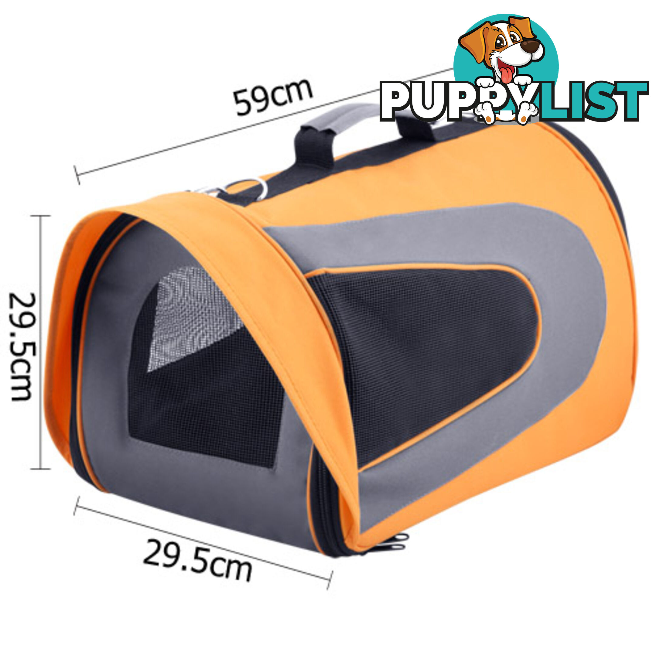 Pet Dog Cat Carrier Travel Bag XLarge Orange