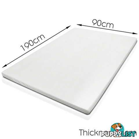 Visco Elastic Memory Foam Mattress Topper 8cm Single