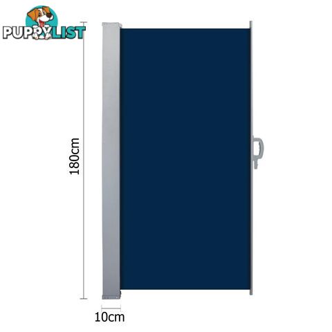 Retractable Side Awning - Blue