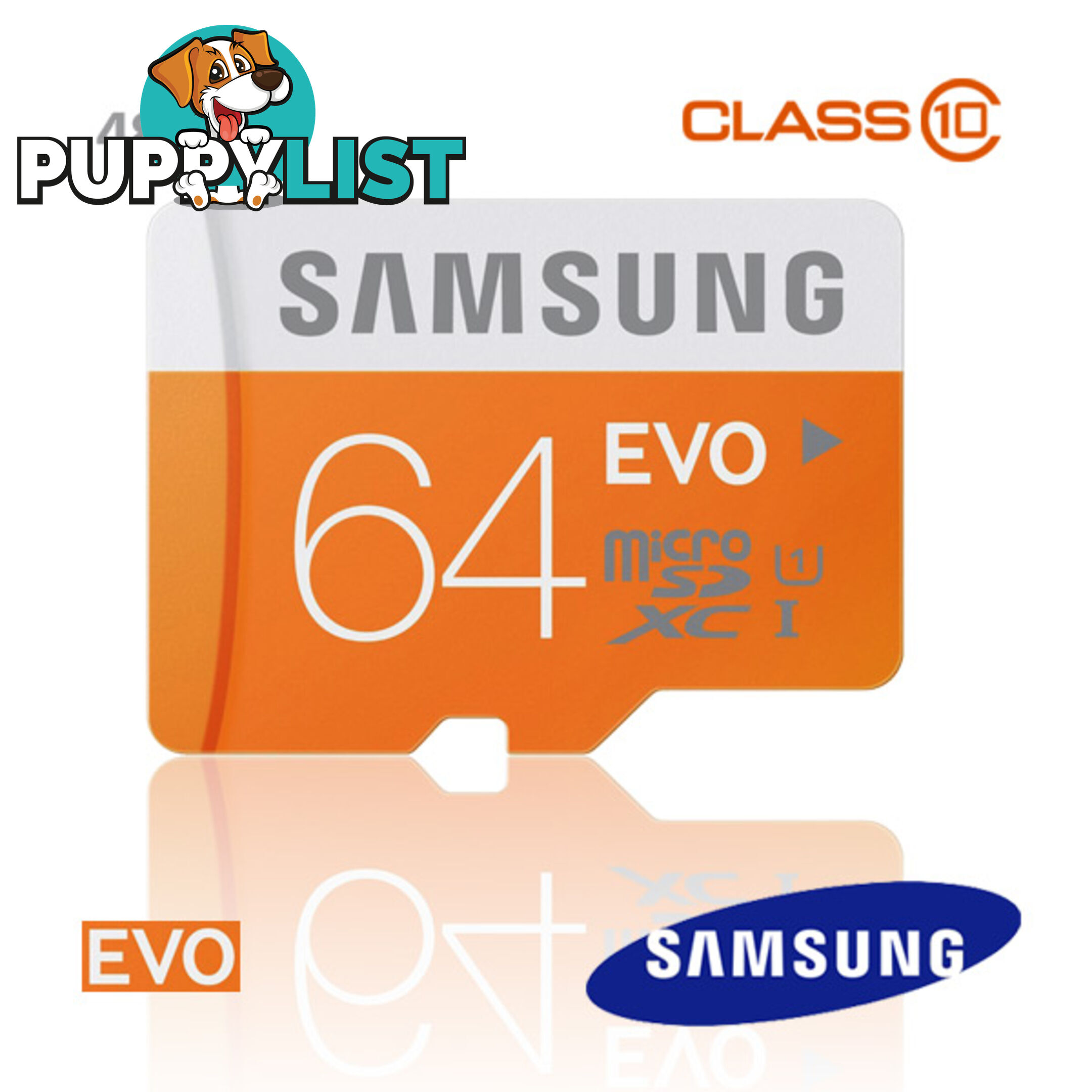 SAMSUNG 64GB MicroSDXC EVO CLASS10 UHS Upto 48MB/s (MB-MP64D)