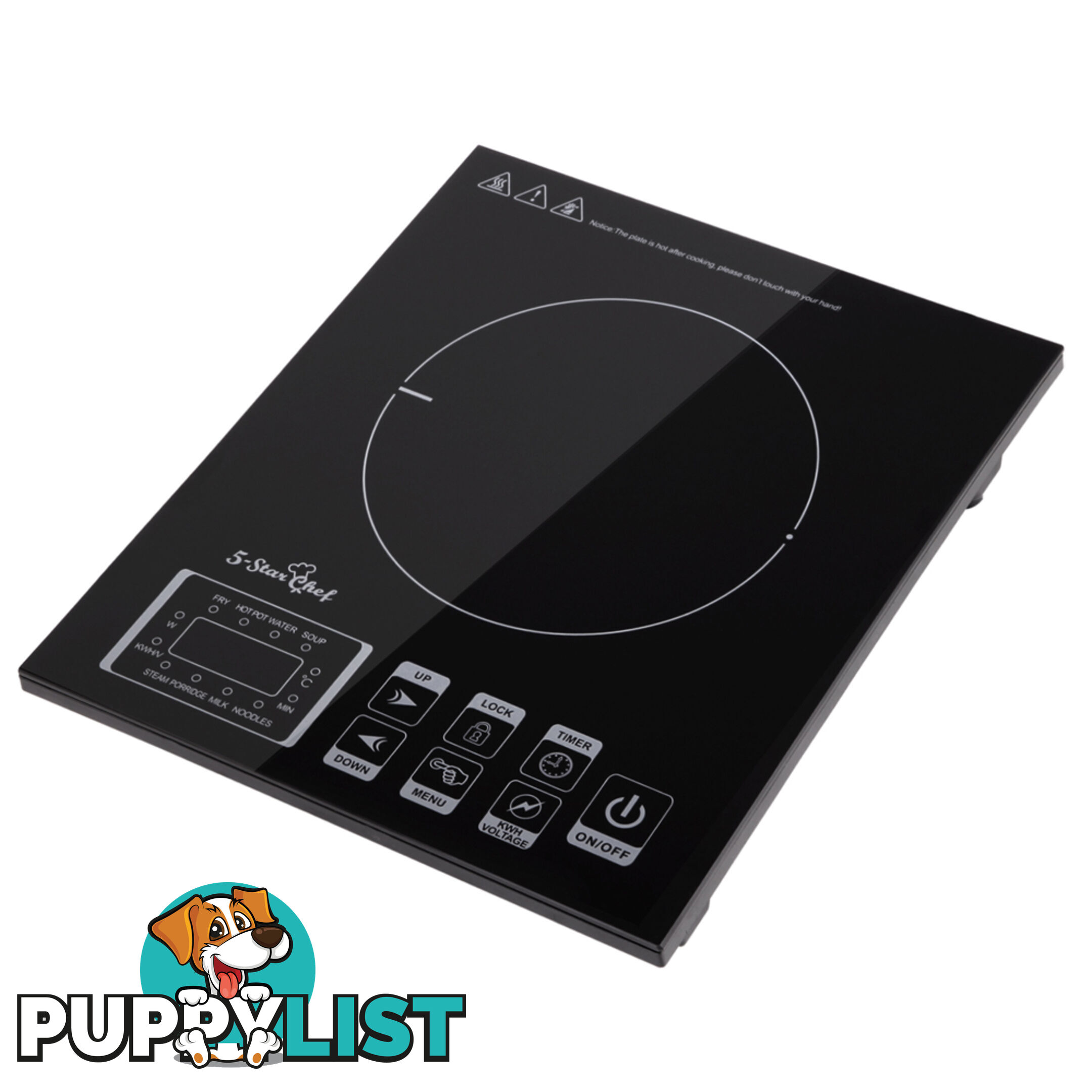 5 Star Chef Induction Cooktop w/ Digital Display Hotplate