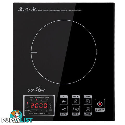 5 Star Chef Induction Cooktop w/ Digital Display Hotplate