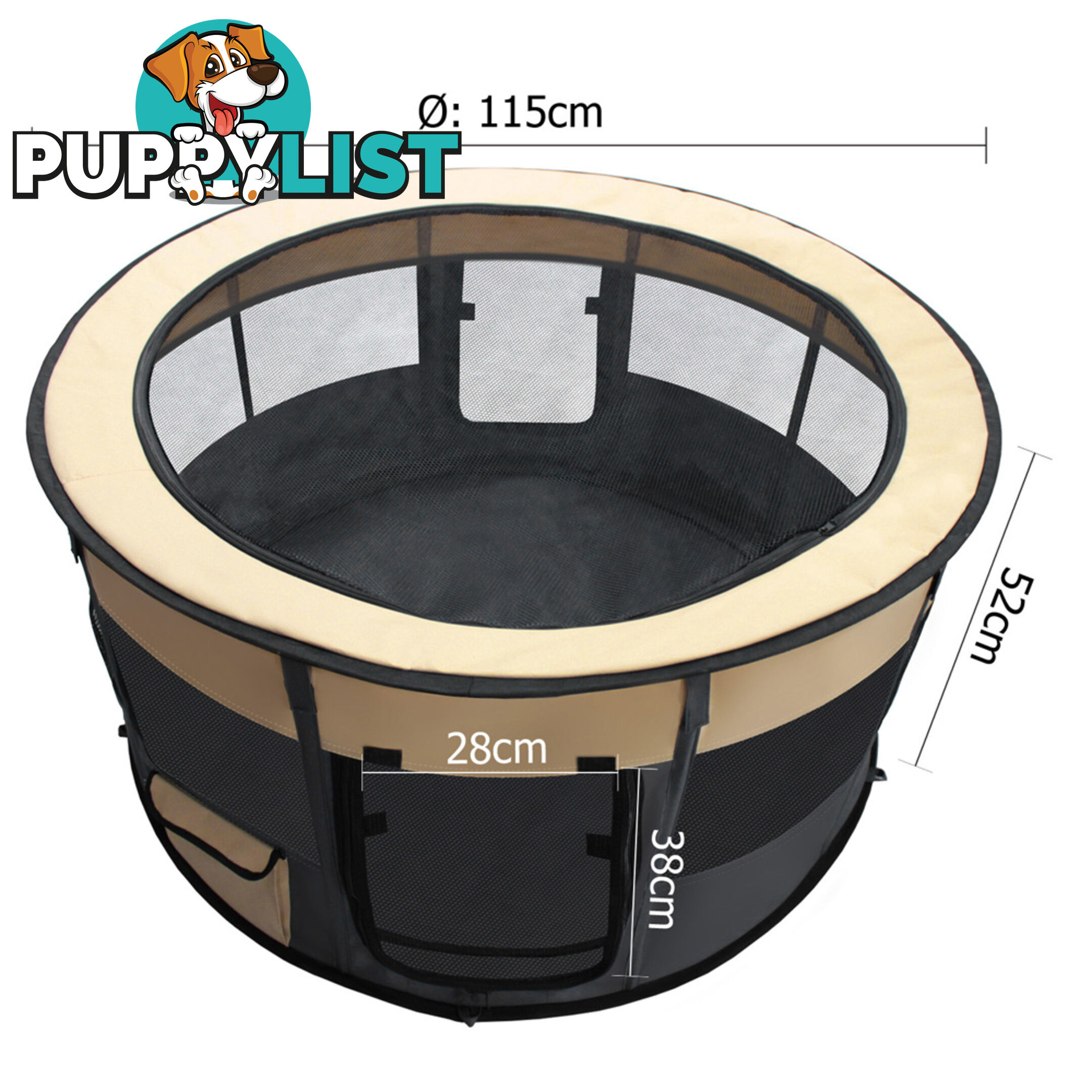 Soft Pet Playpen - Extra Large