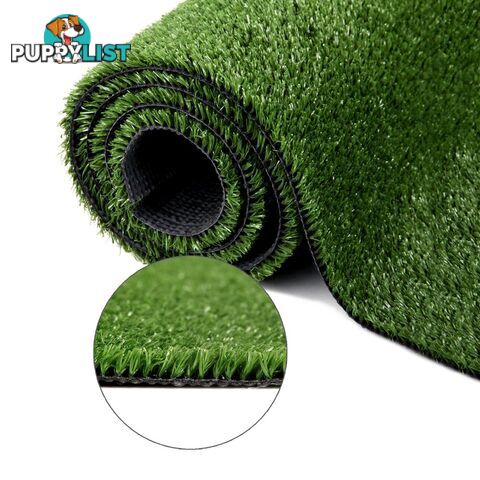 Artificial Grass 10 SQM Polypropylene Lawn Flooring 15mm Olive