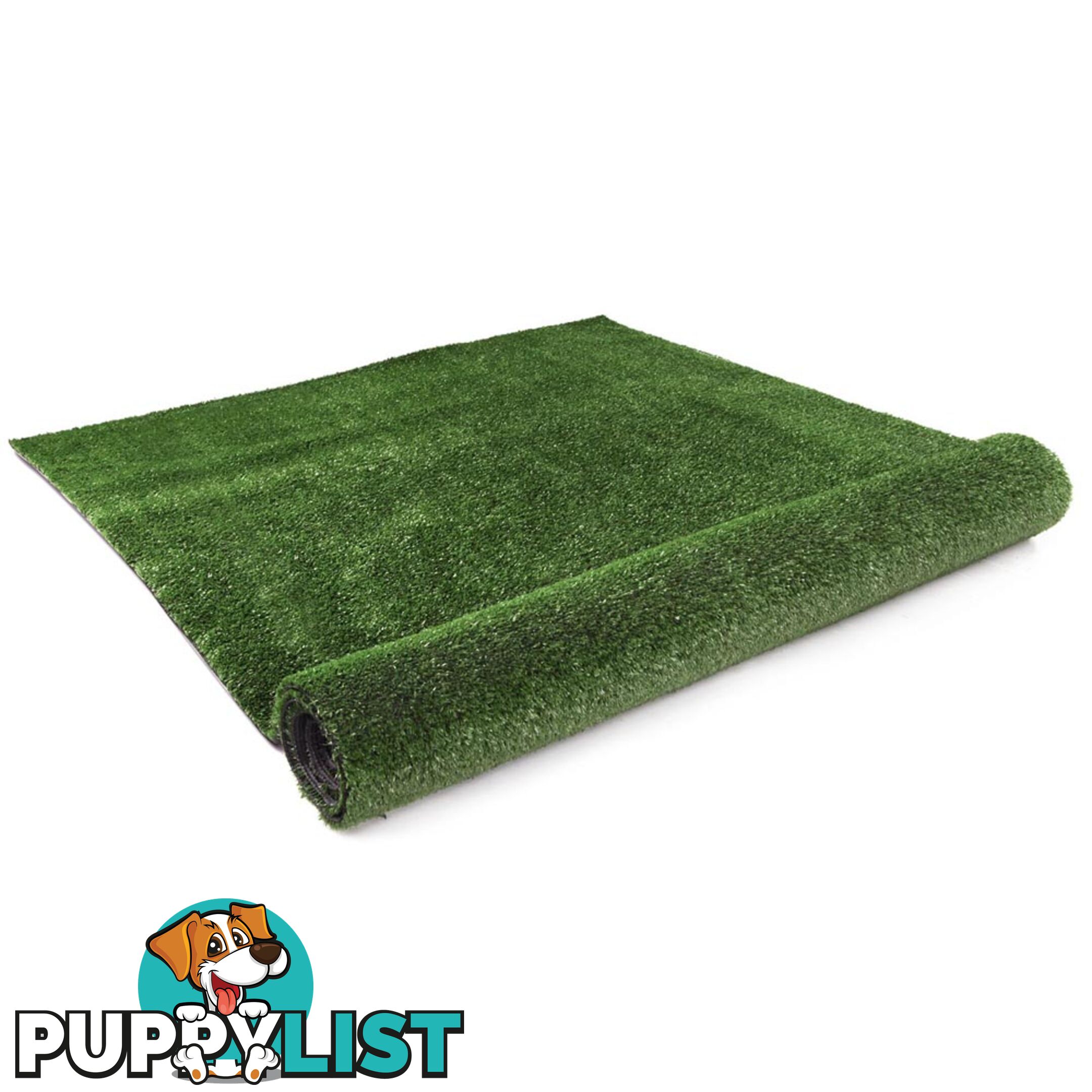 Artificial Grass 10 SQM Polypropylene Lawn Flooring 15mm Olive