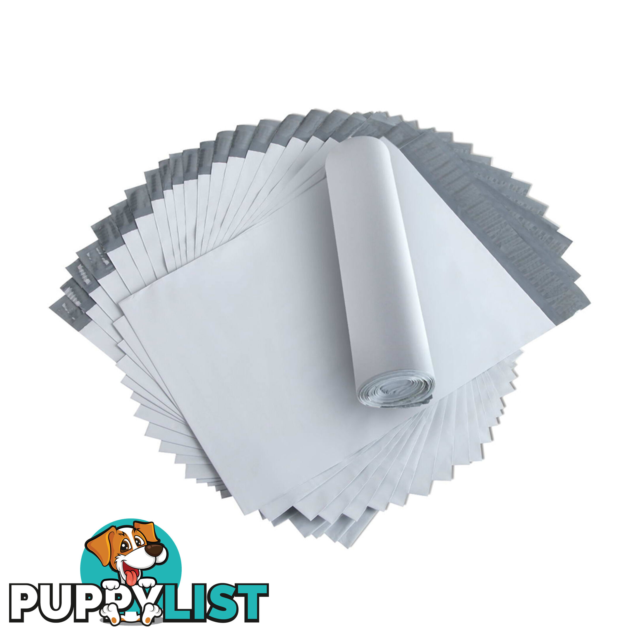 Set of 200 Poly Mailer Bags - 350 x 480mm