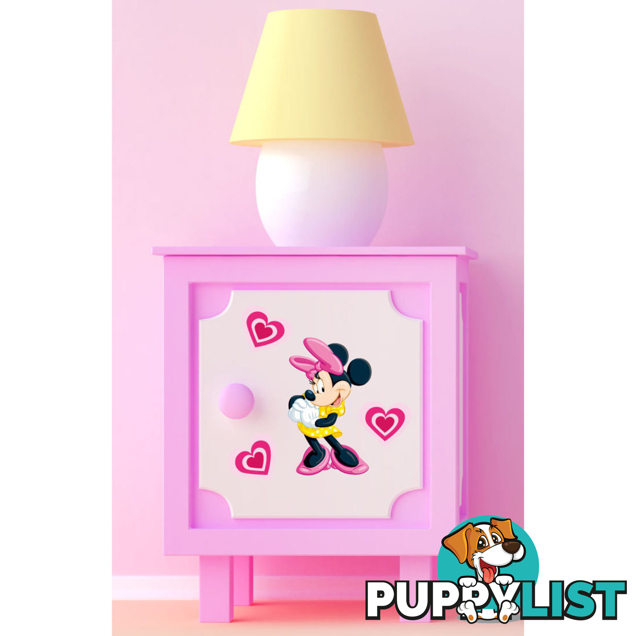 10 X Minnie Mouse Wall Stickers - Totally Movable over and over