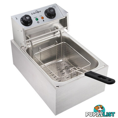 5 Star Chef Deep Fryer w/ Single Basket