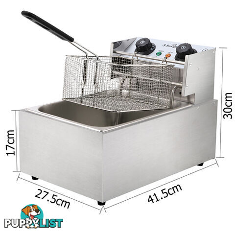 5 Star Chef Deep Fryer w/ Single Basket