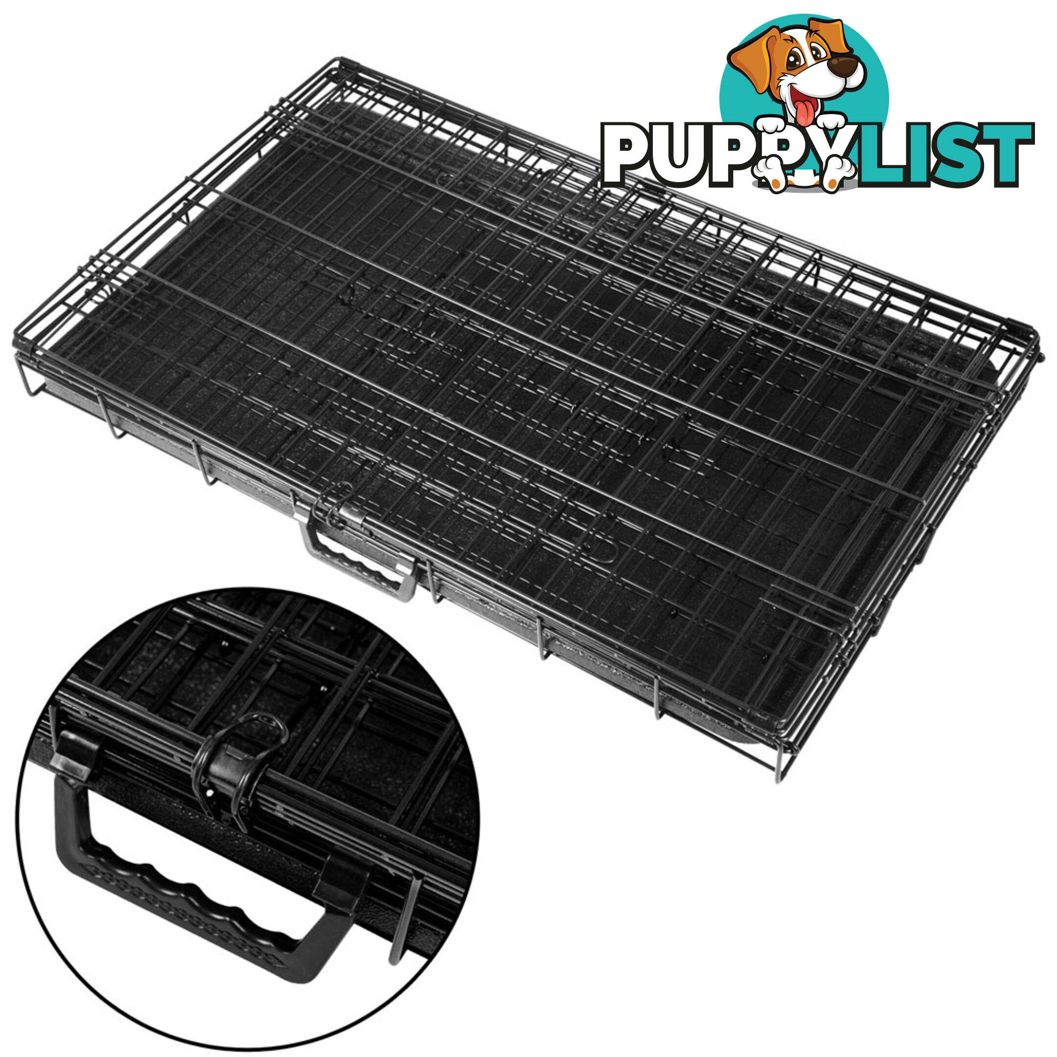 Metal Collapsible Dog Cage 30IN