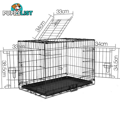 Metal Collapsible Dog Cage 30IN