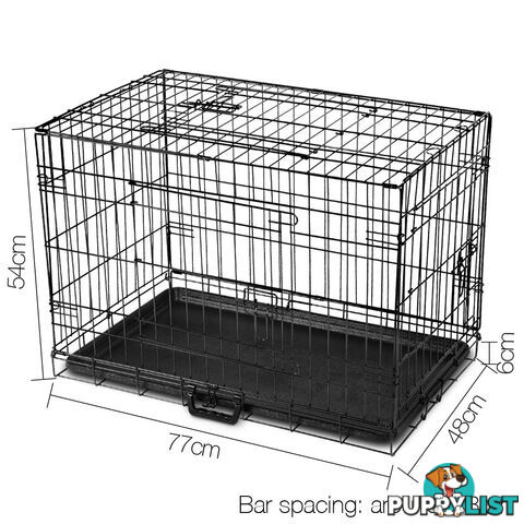 Metal Collapsible Dog Cage 30IN