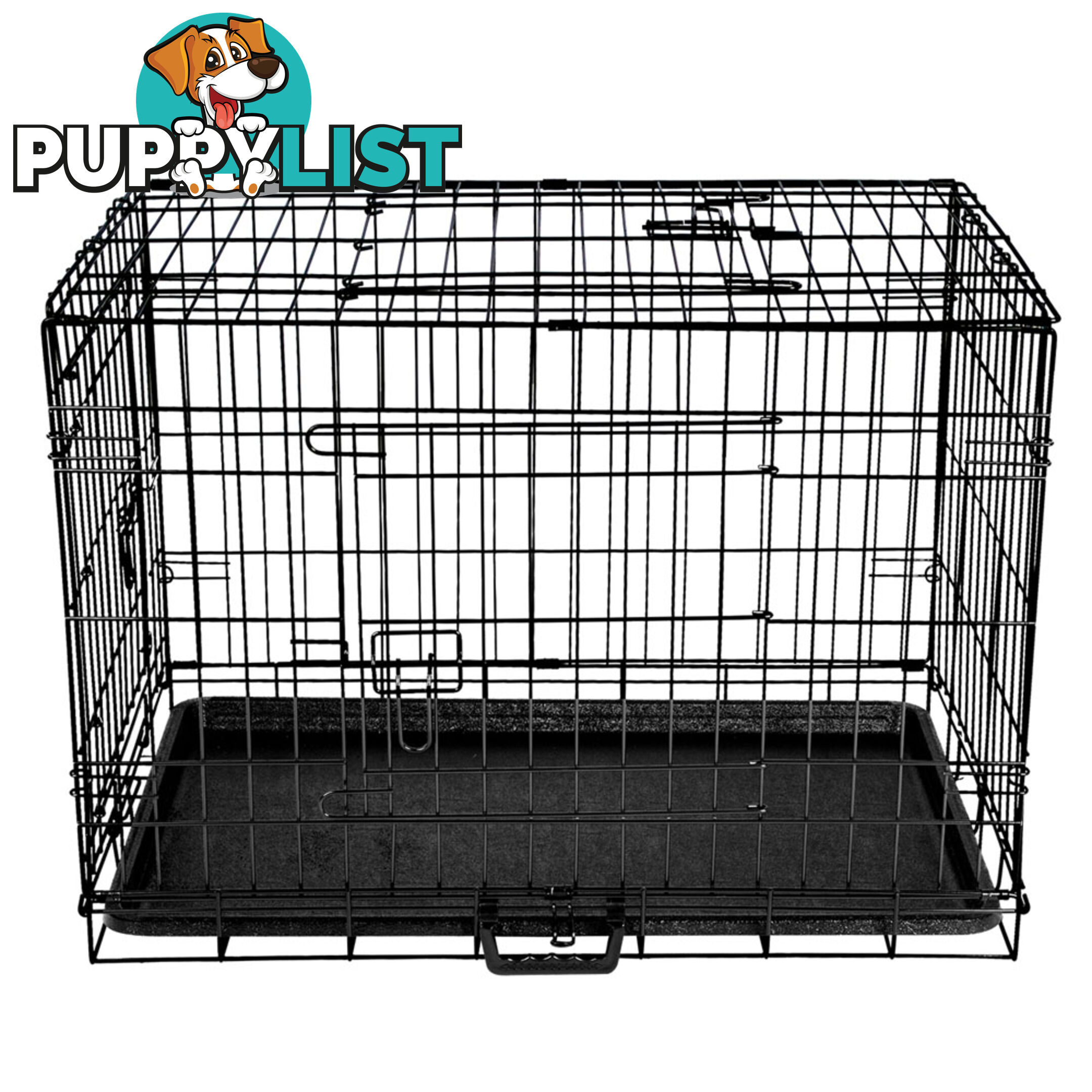 Metal Collapsible Dog Cage 30IN