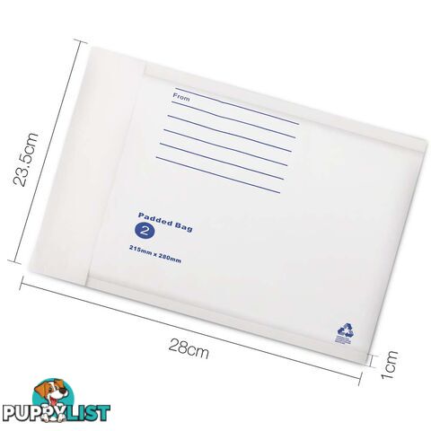 Bubble Padded Mail Envelopes 100pcs 215mm x 280mm