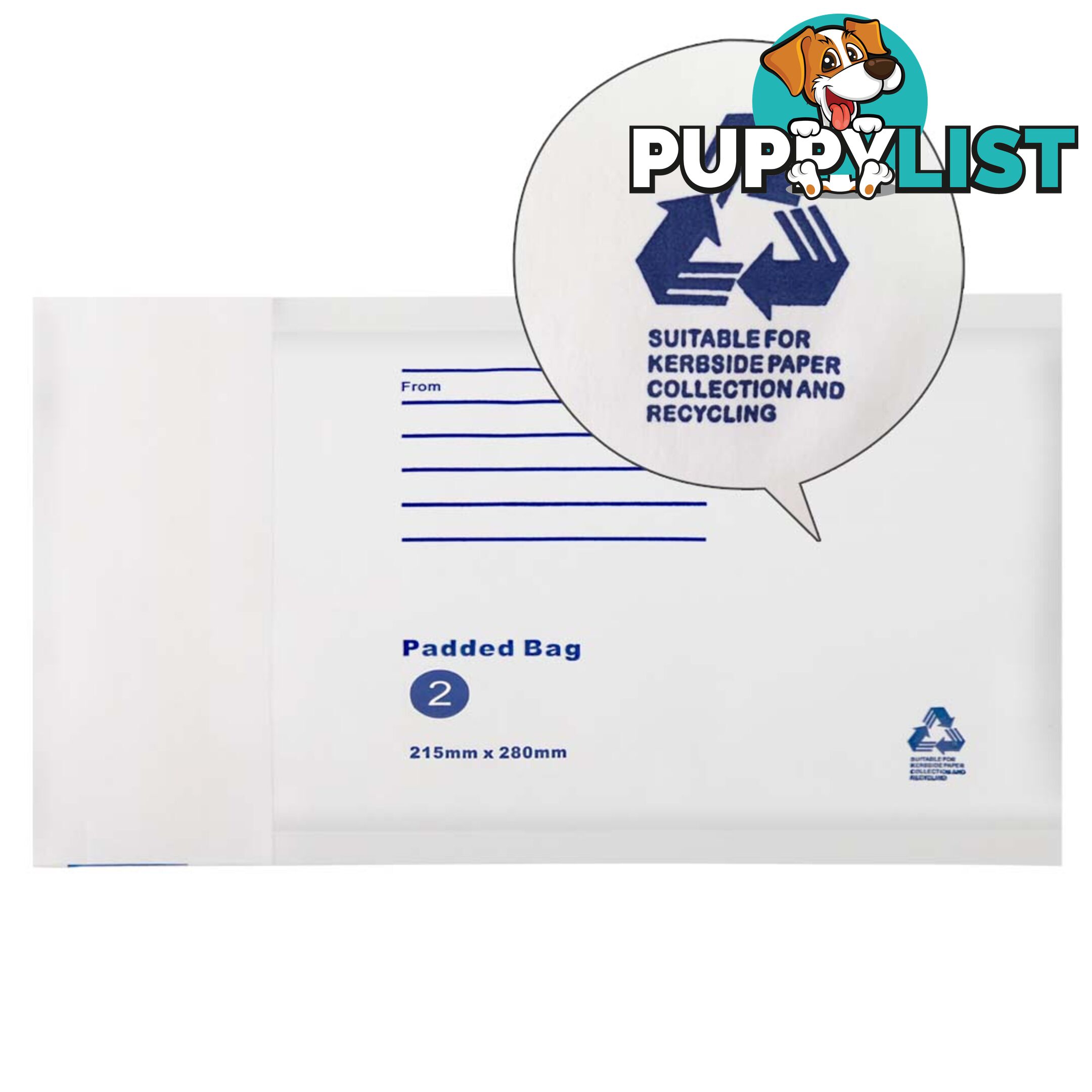 Bubble Padded Mail Envelopes 100pcs 215mm x 280mm