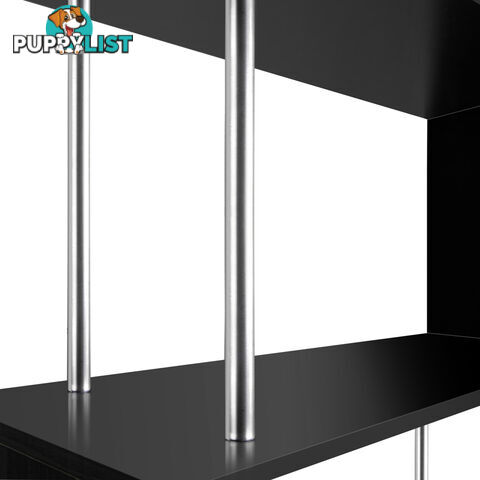 5 Tier Display/Book/Storage Shelf Unit Black