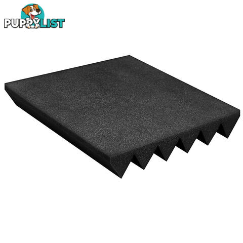 6 Teeth Wedge 30 x 30cm Acoustic Foam Panels x 40