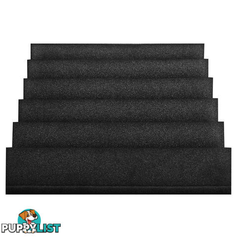 6 Teeth Wedge 30 x 30cm Acoustic Foam Panels x 40