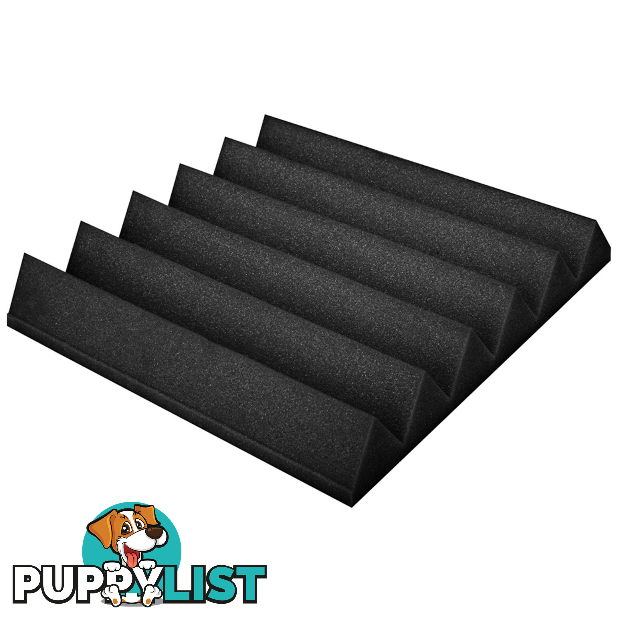 6 Teeth Wedge 30 x 30cm Acoustic Foam Panels x 40