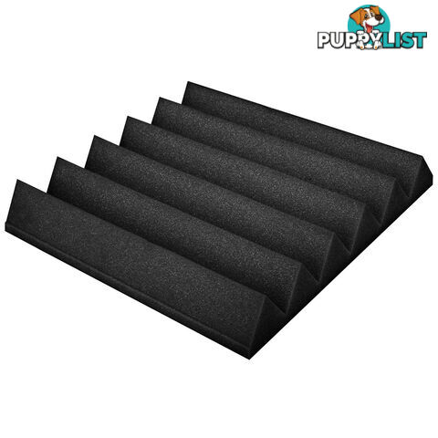 6 Teeth Wedge 30 x 30cm Acoustic Foam Panels x 40