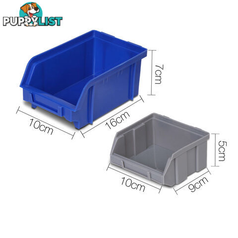 30 Bin Wall Mounted Storage Rack