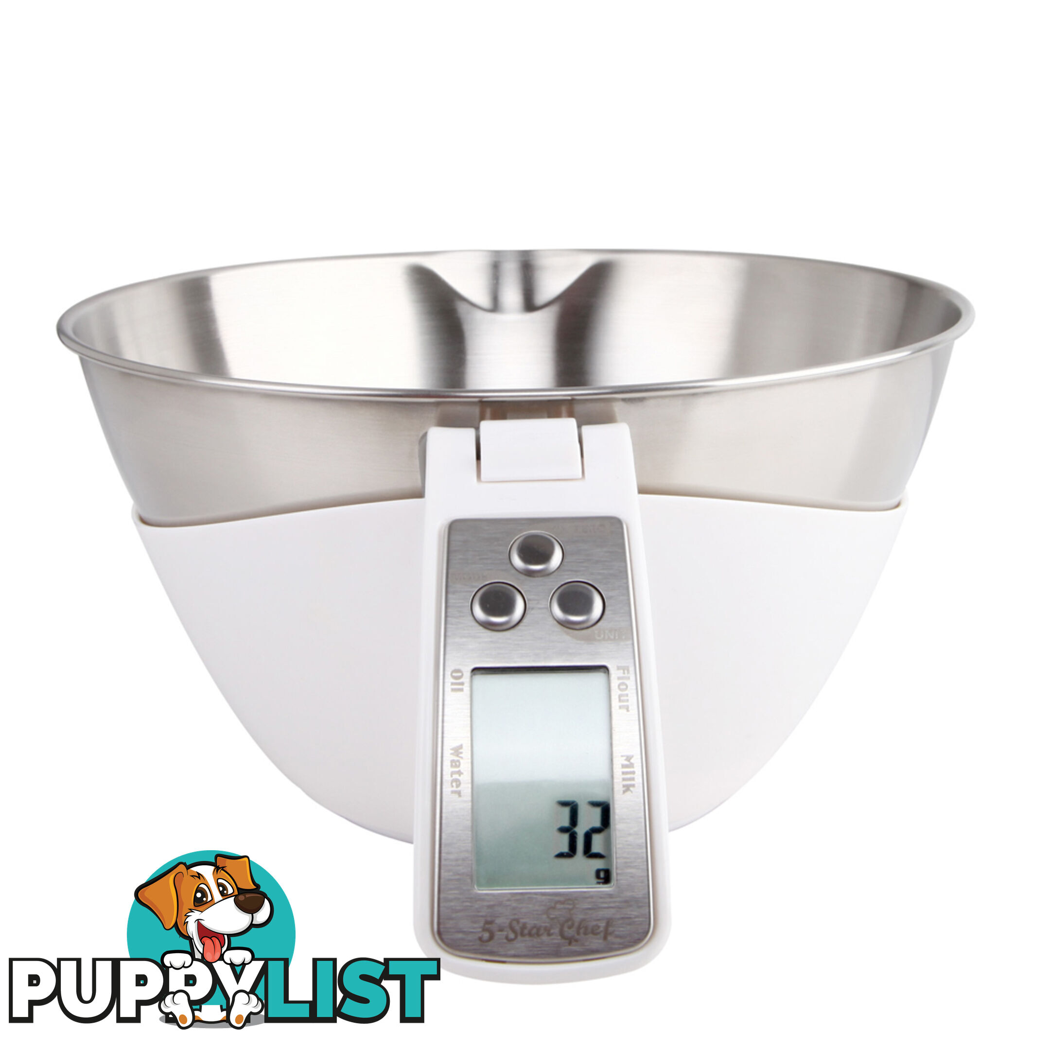 LCD Display Electronic Kitchen Scale Food Measuring Bowl