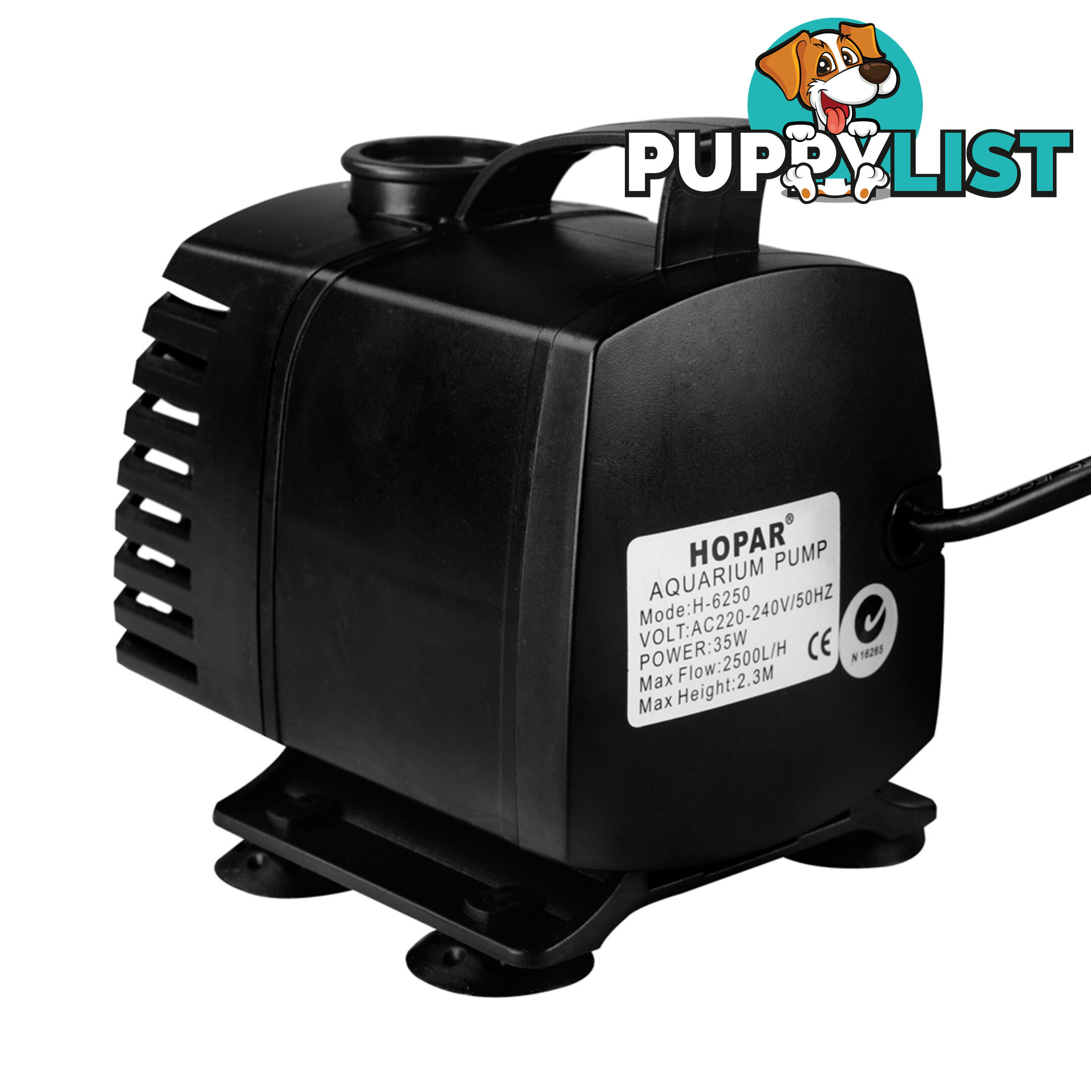 2500LPH Aquarium Fountain Pond Submersible Water Pump