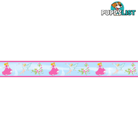 Girls Princess Wall Border Stickers - Totally Movable