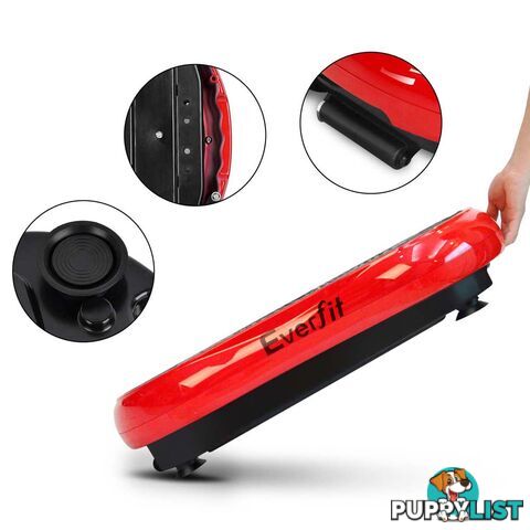 1000W Vibrating Plate with Roller Wheels - Red