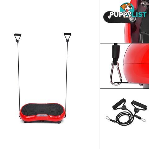 1000W Vibrating Plate with Roller Wheels - Red