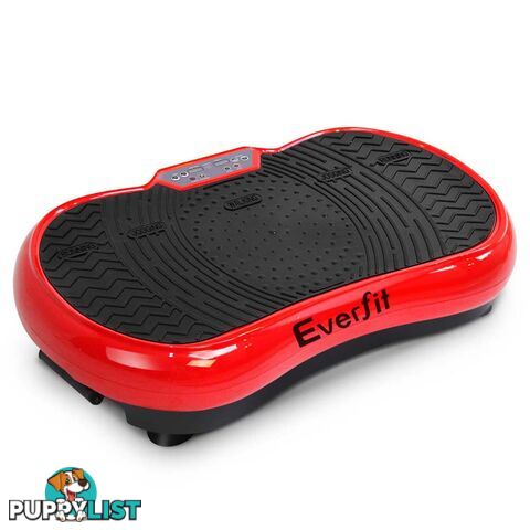 1000W Vibrating Plate with Roller Wheels - Red