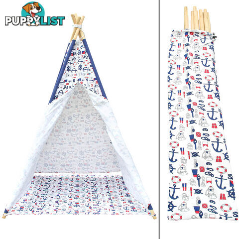 4 Poles Teepee Tent w/ Storage Bag