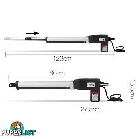 Automatic 2 Arm Swing Gate Opener with 2 Remote Controls