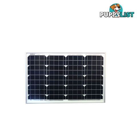 40W Mono Solar Panel Kit Generator Caravan Camping Battery Charging