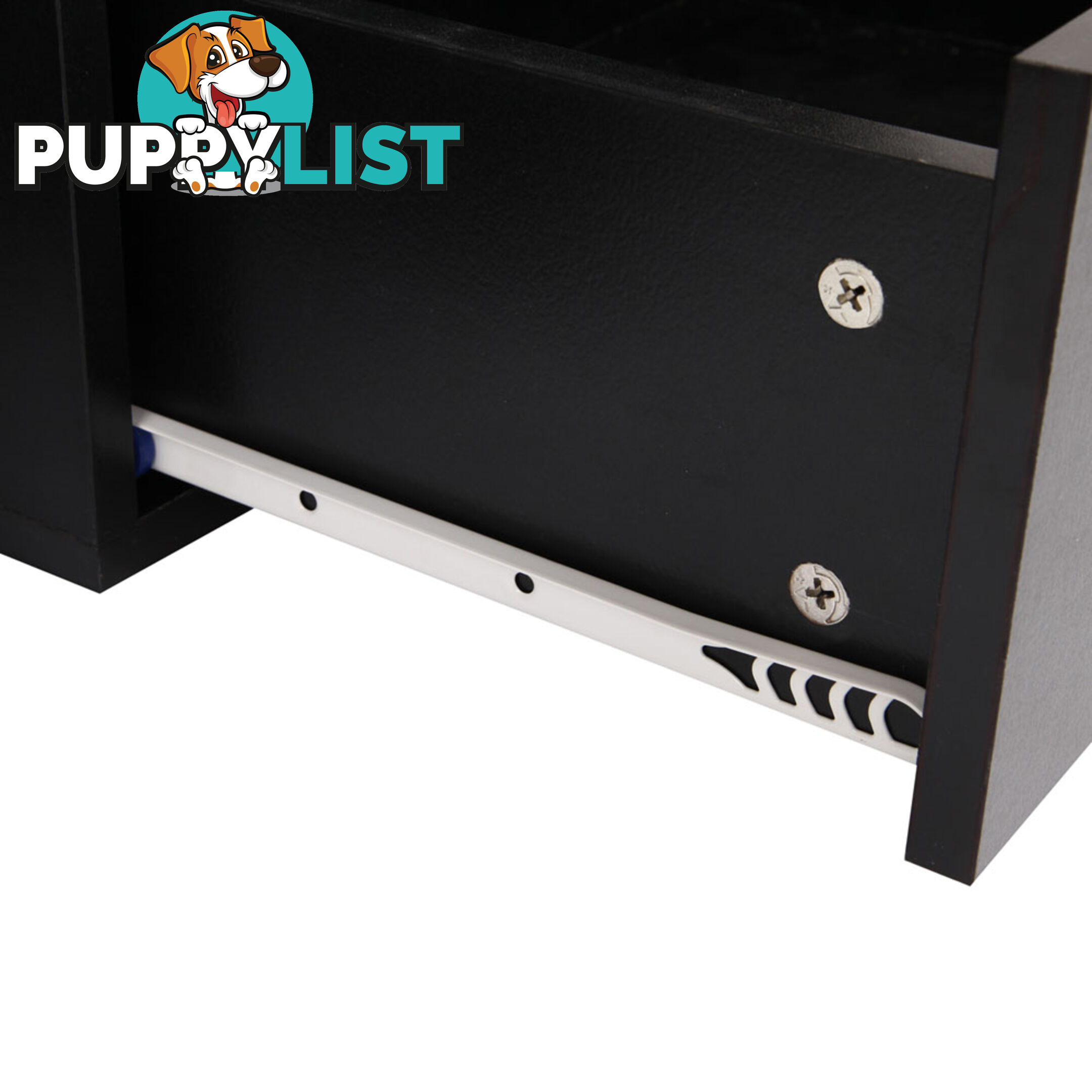 TV Stand Entertainment Unit Adjustable Cabinet Black