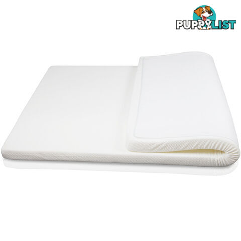 Visco Elastic Memory Foam Mattress Topper 7cm King