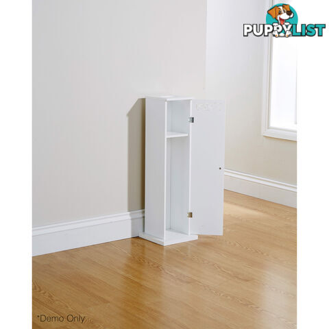 Lure Toilet Roll Cupboard in WHITE