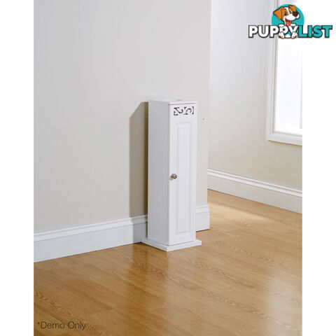 Lure Toilet Roll Cupboard in WHITE