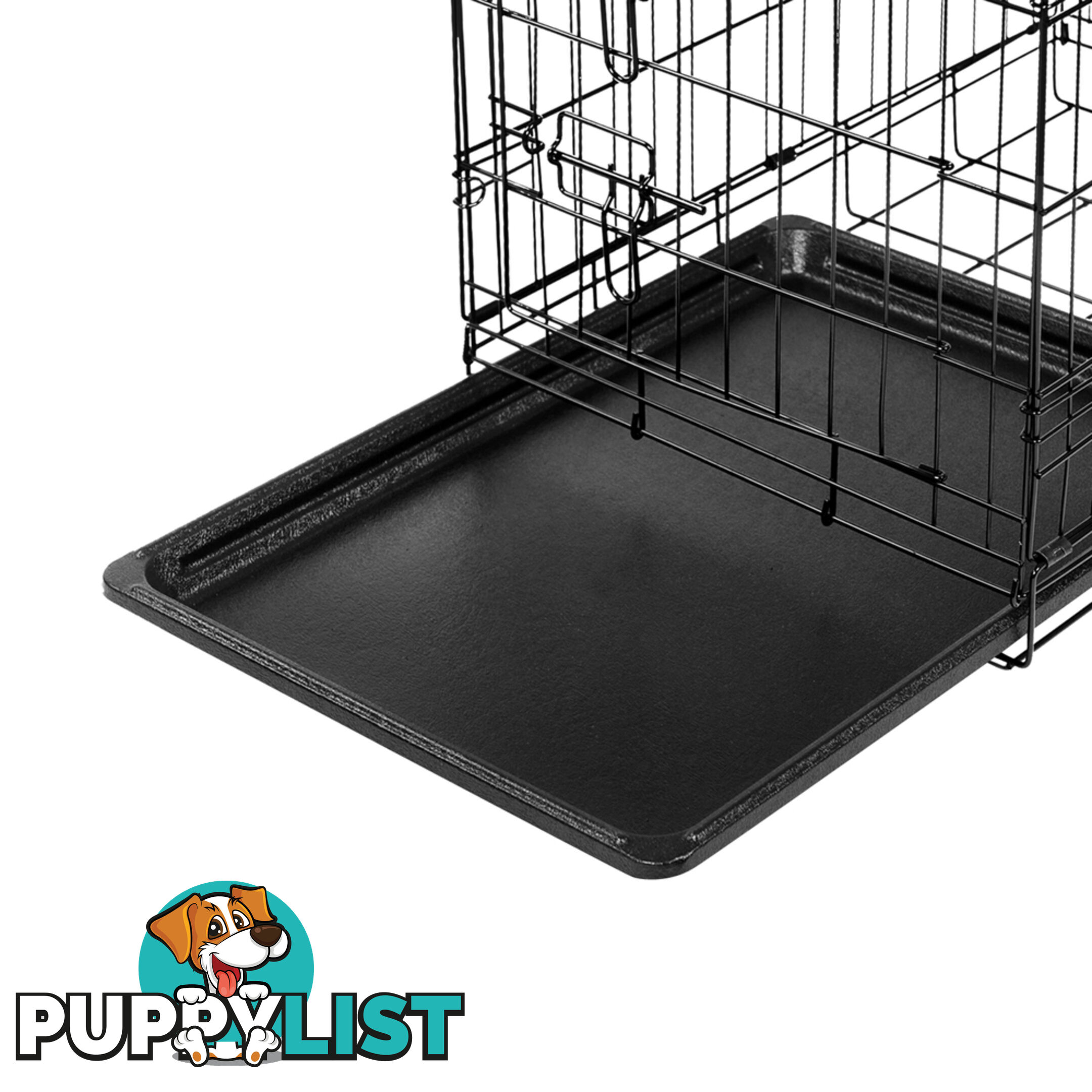 Metal Collapsible Dog Cage 24IN