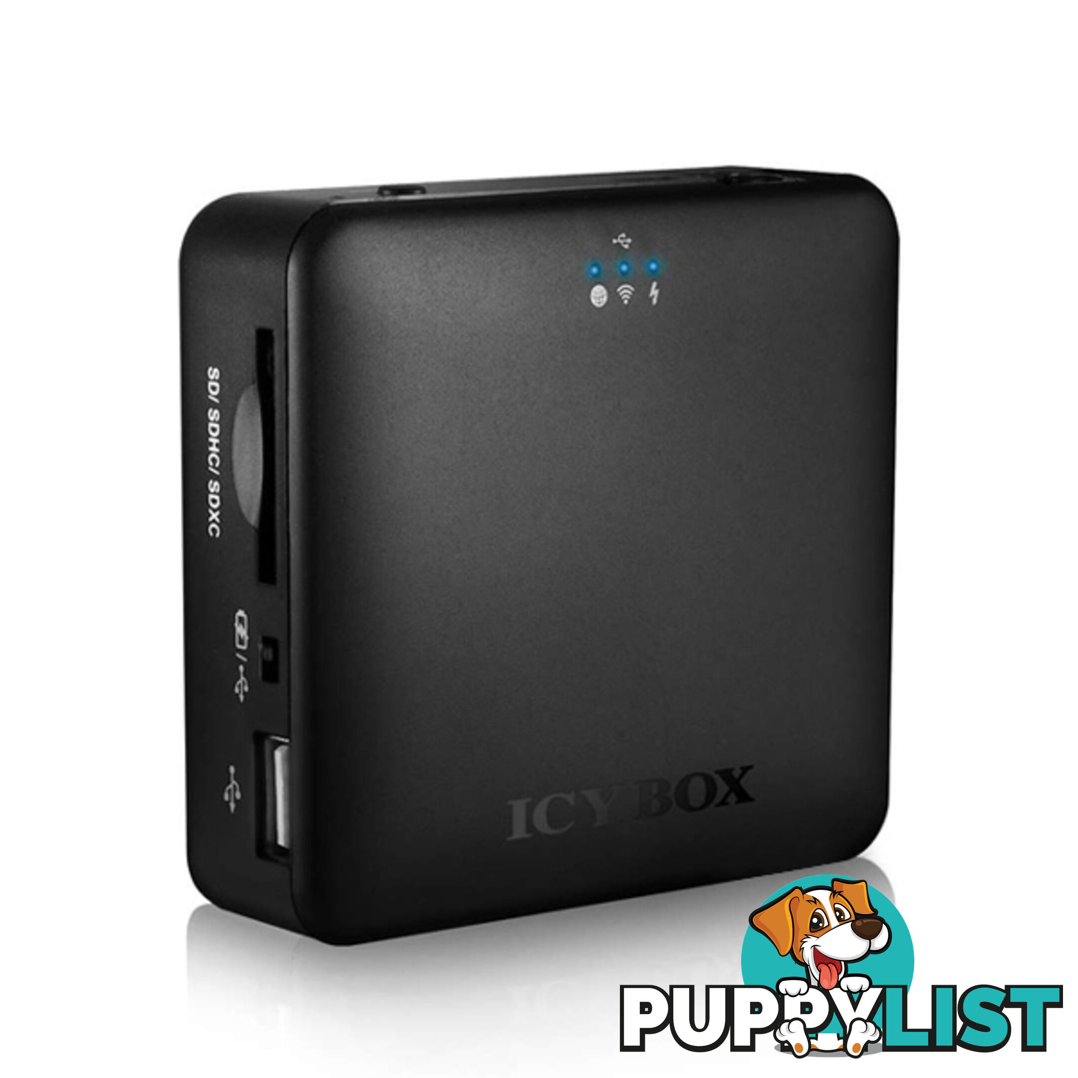 ICY BOX IB-WRP201SD WiFi-Station for SD cards, Access Point and Power Bank