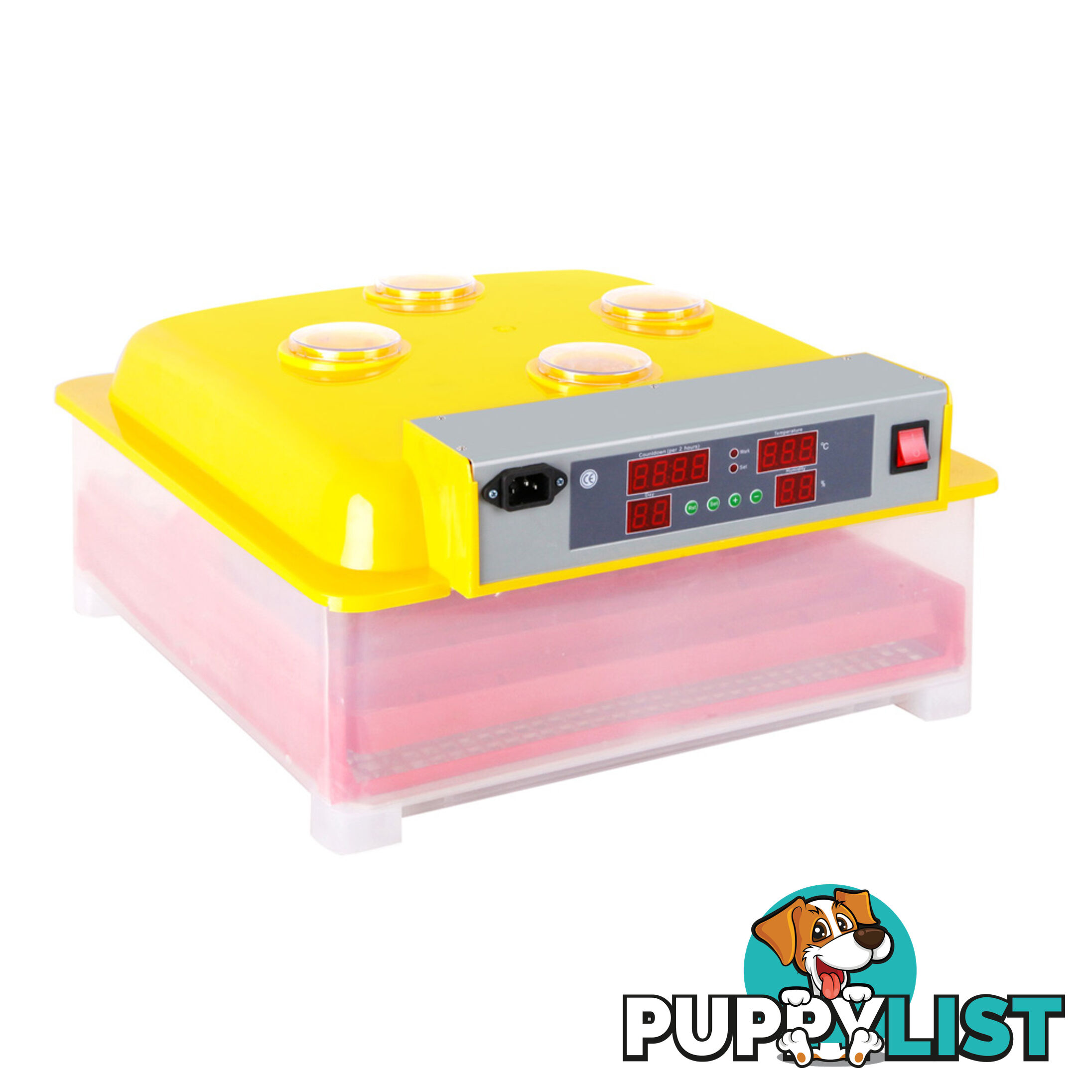 Automatic 60 Egg Incubator Yellow