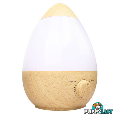 Ultrasonic Cool Mist Air Humidifier 2.3L Natural Wood