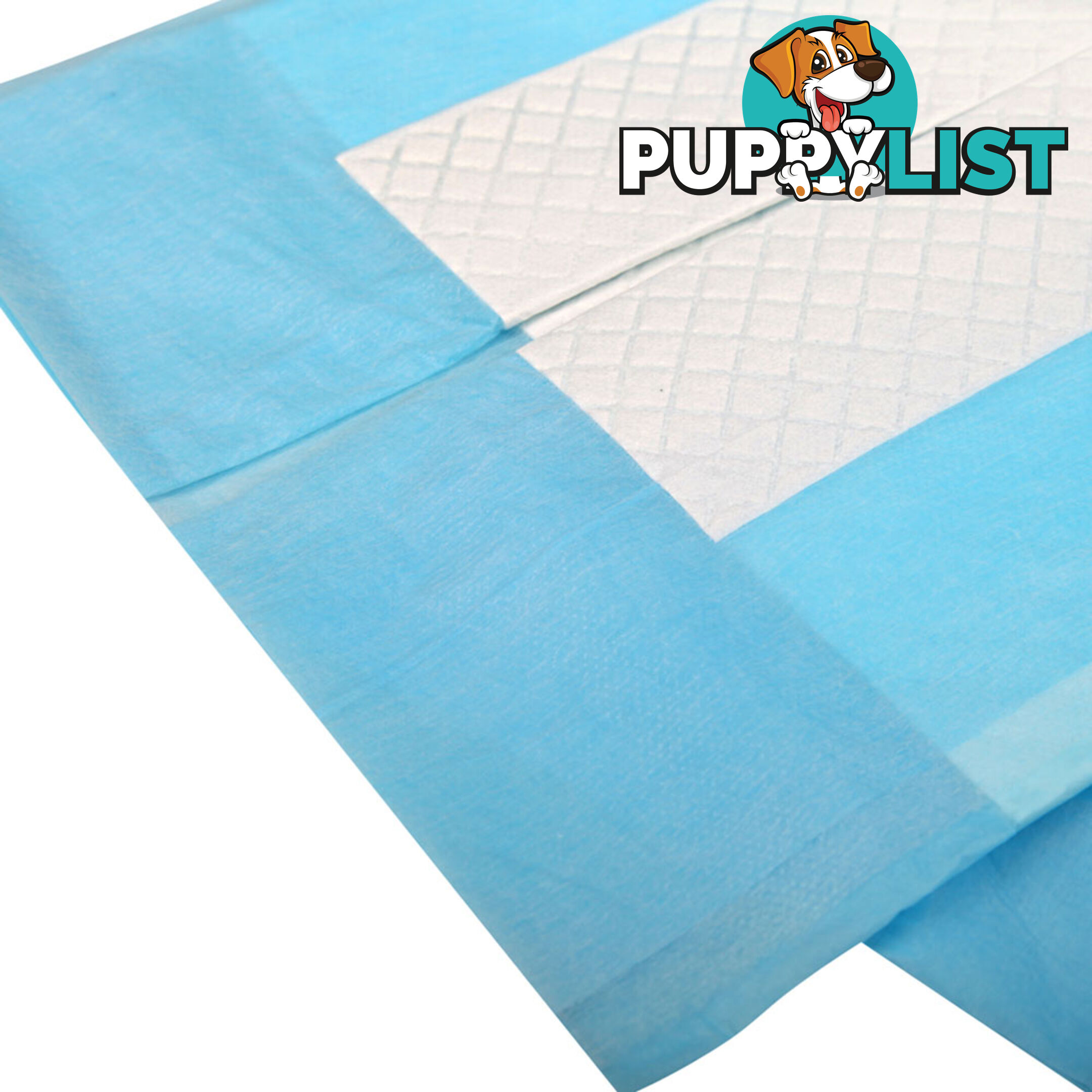 50 Puppy Pet Dog Toilet Training Pads Blue