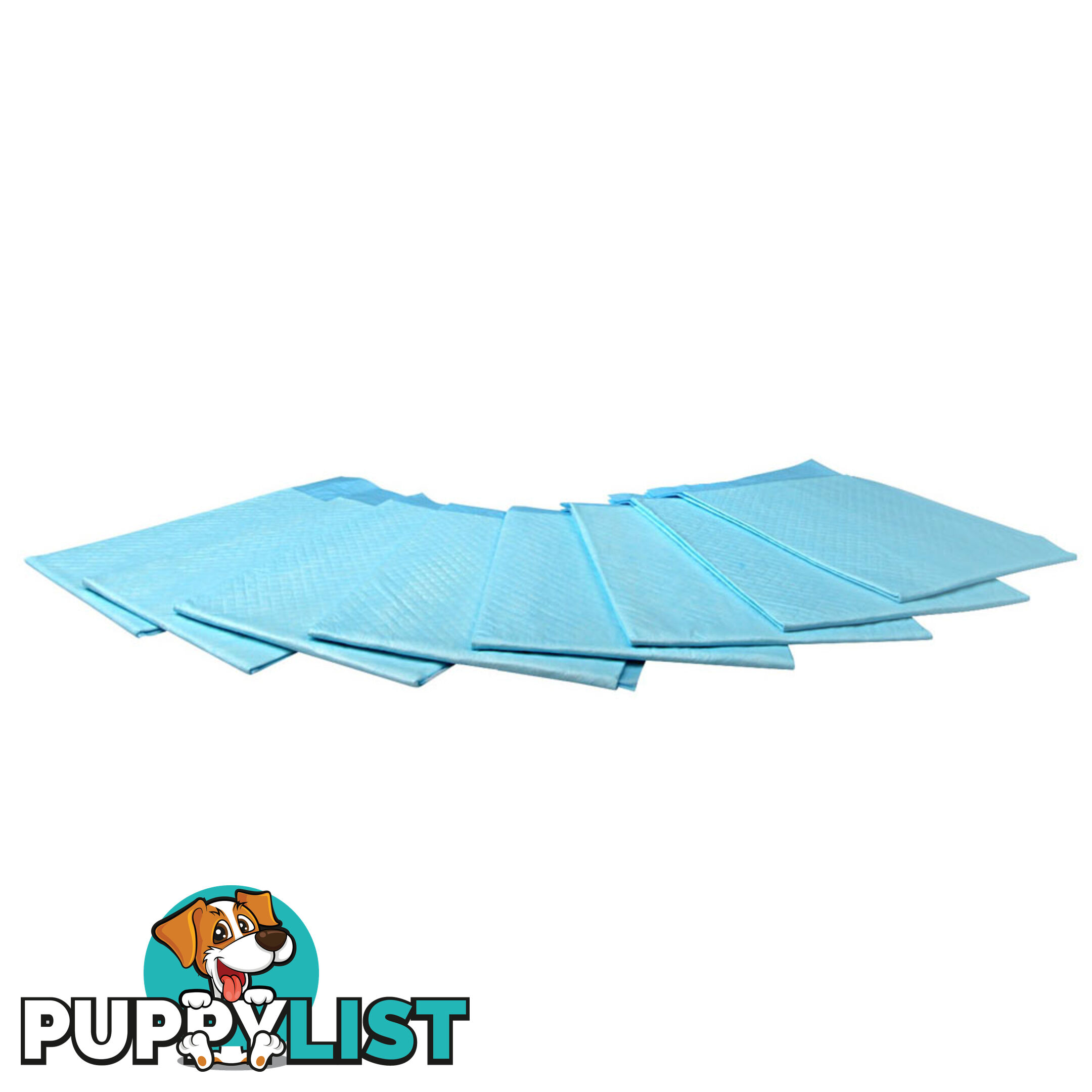 50 Puppy Pet Dog Toilet Training Pads Blue