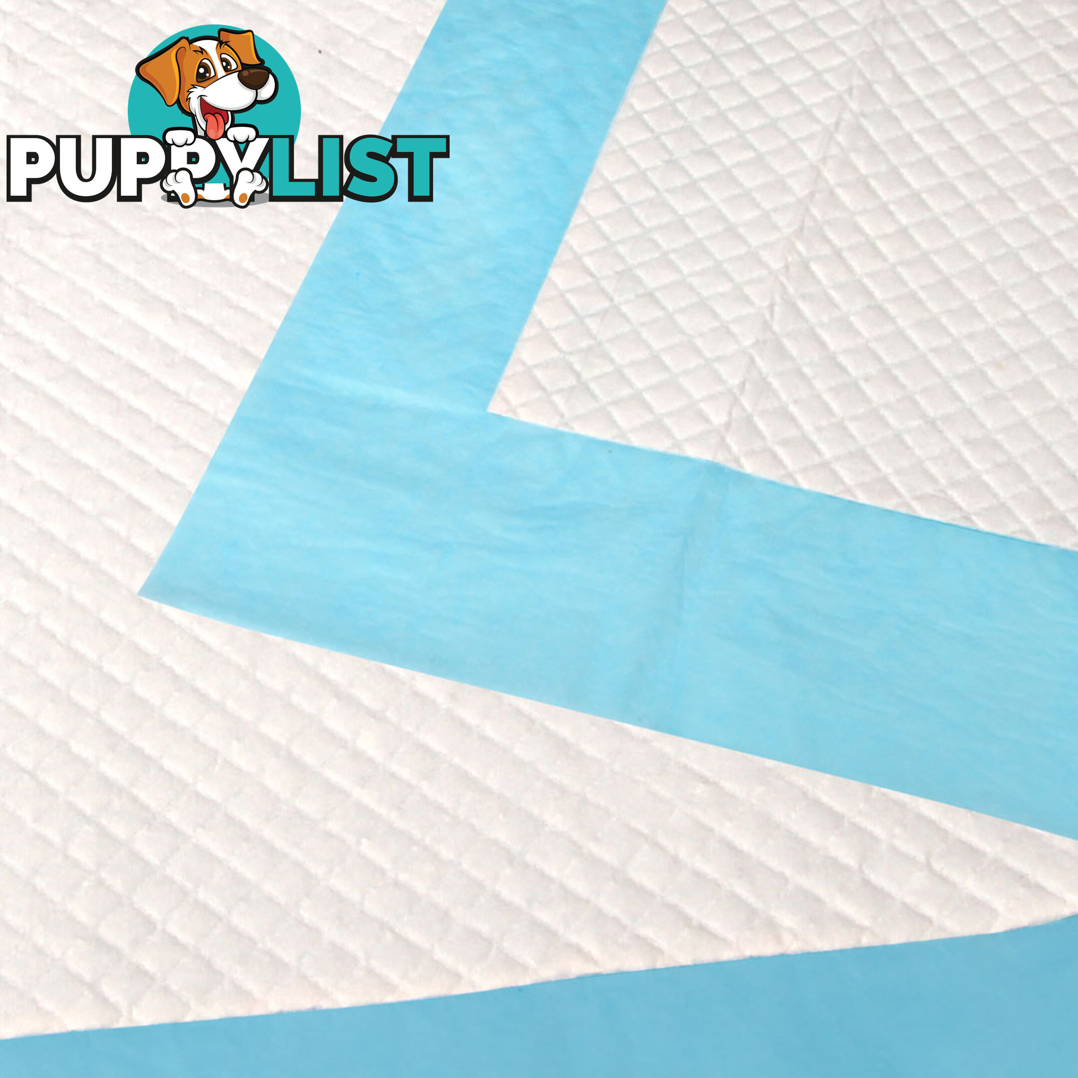 50 Puppy Pet Dog Toilet Training Pads Blue