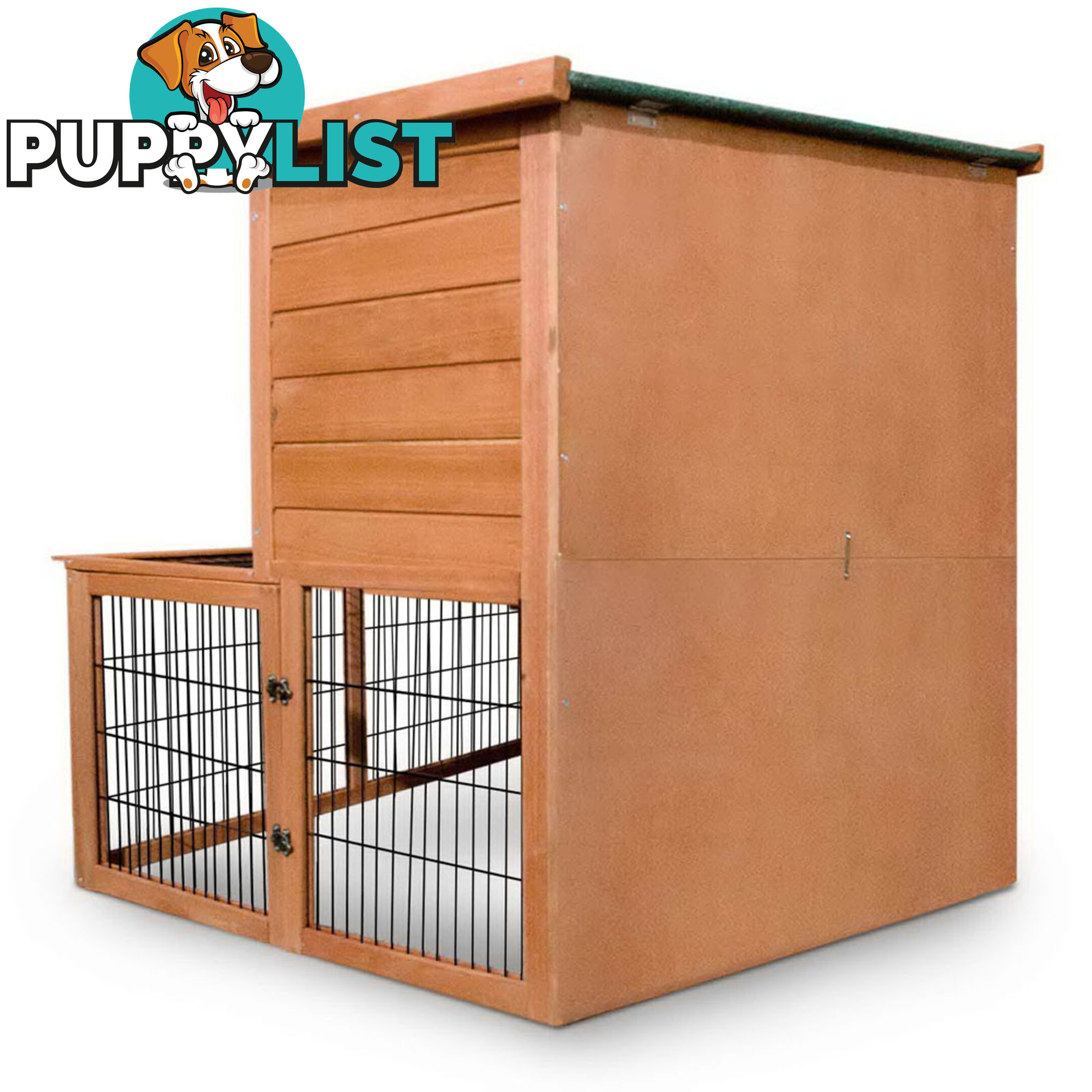 Deluxe Rabbit Cage Hutch w/ Under-Run