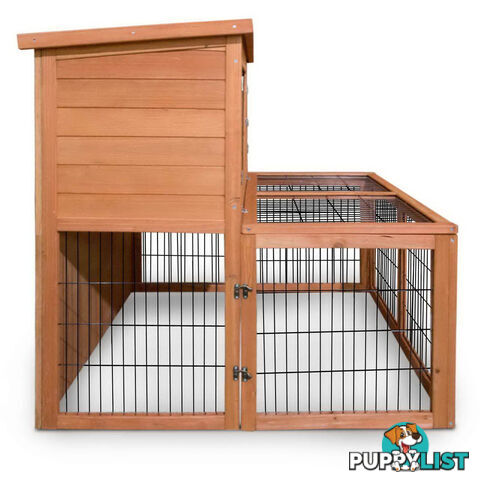 Deluxe Rabbit Cage Hutch w/ Under-Run